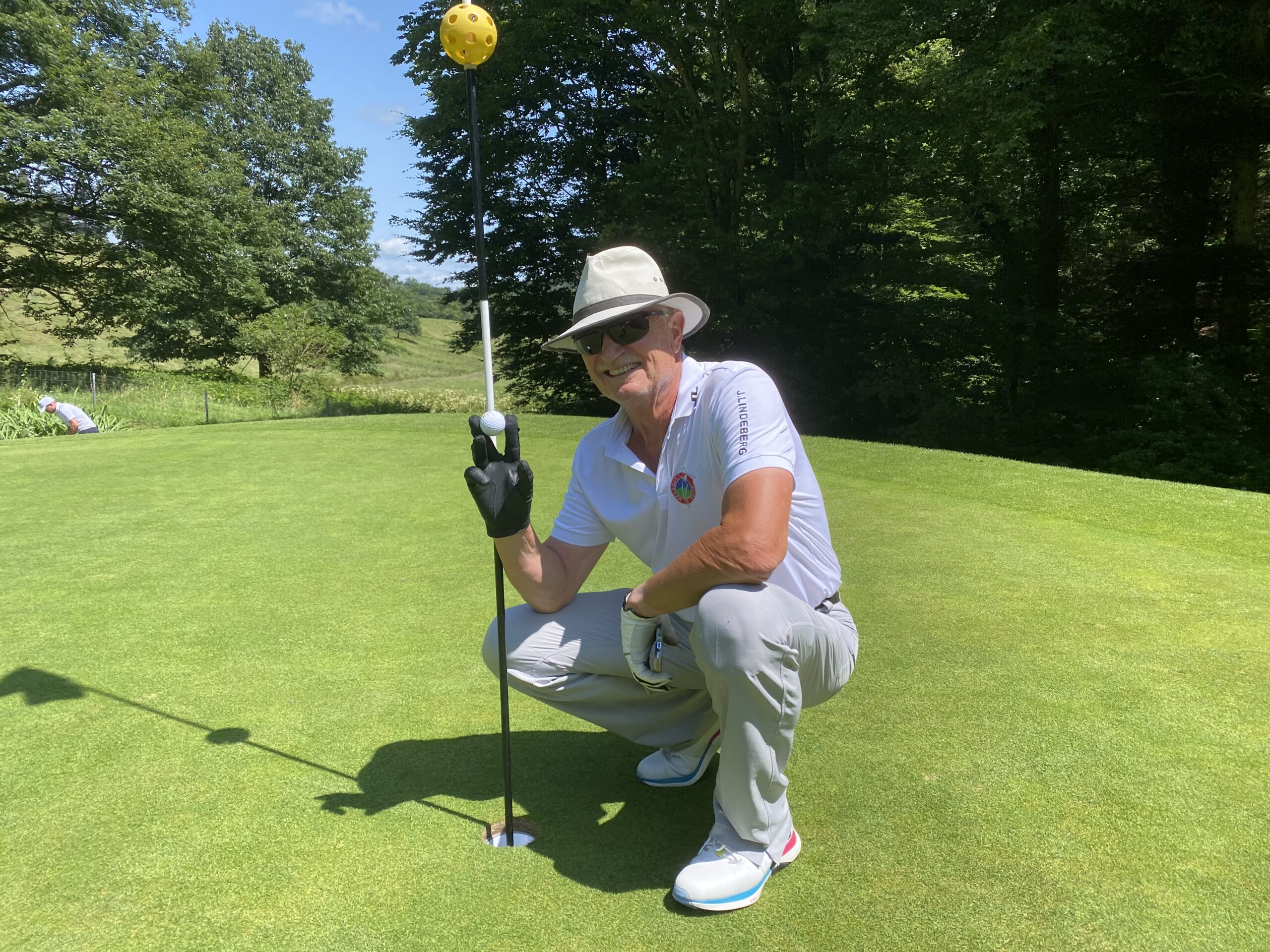 Hole-in-One! Glückwunsch an Eberhard Fiedler!